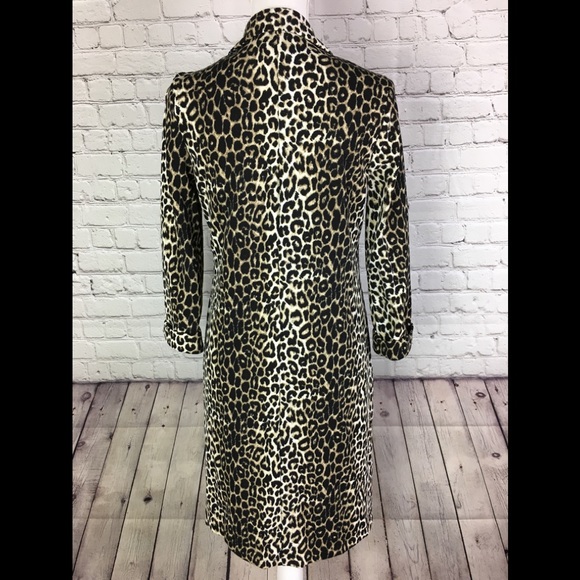 🌺SOLD🌺Leopard Print long blazer - Picture 3 of 8